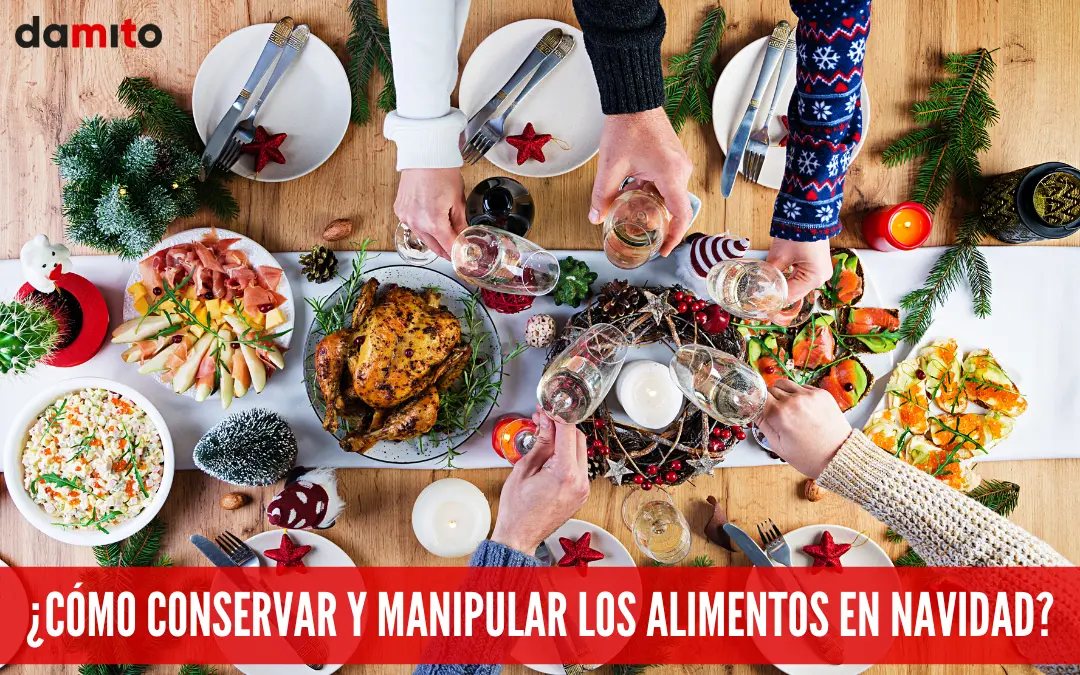 ¿Cómo conservar y manipular los alimentos en Navidad?